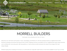 Tablet Screenshot of morrellbuilders.com